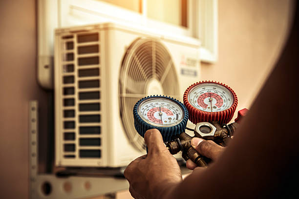 Professional Hvac Maintenance technician working in Shelley, ID